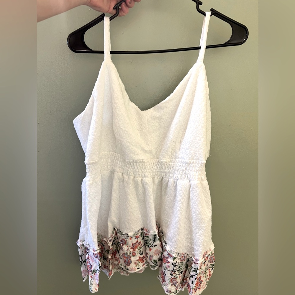 Maurice’s Spaghetti strap spring/summer babydoll blouse XXL